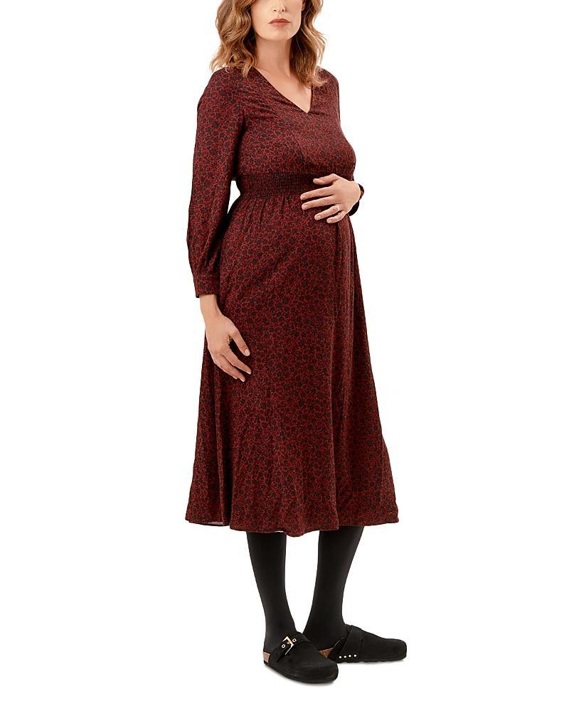 Nom Maternity Leila Bracelet Sleeve Maternity/Nursing Dress Product Image