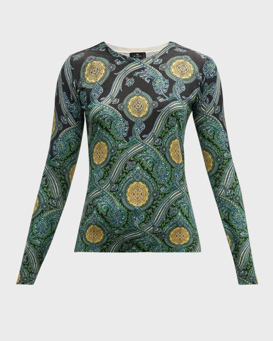 Printed Knitwear Top Product Image