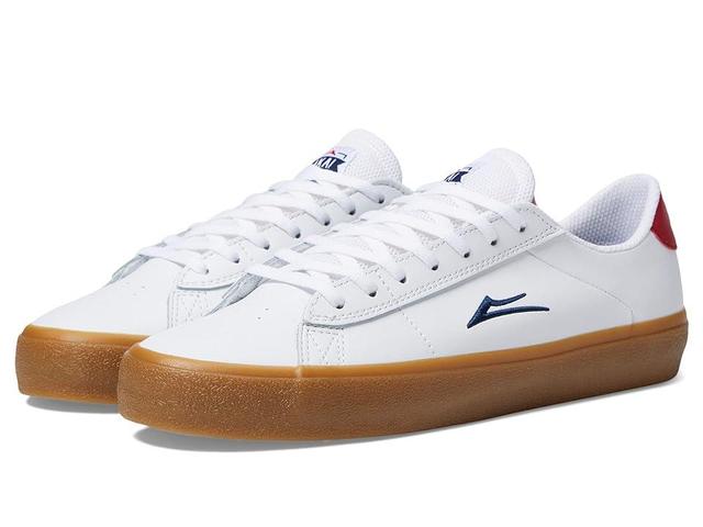 Lakai Newport Gum Leather) Men's Skate Shoes Product Image