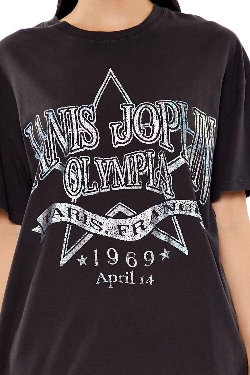 Shimmer Foil Janis Joplin Tee | Forever 21 Product Image