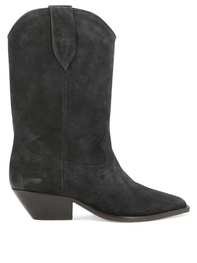 Duerto Leather Ankle Boots In Black Product Image