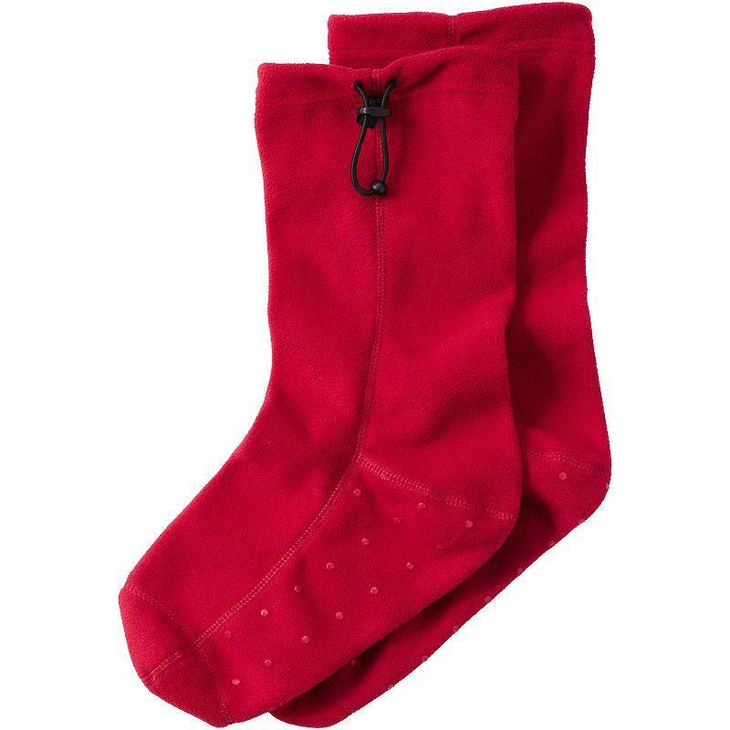 Womens Lands End Fleece Slipper Socks Product Image