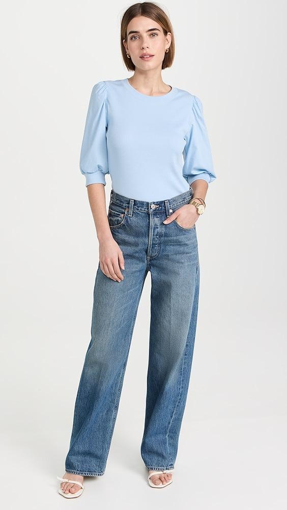 Veronica Beard Jean Crew Neck Coralee Top | Shopbop Product Image