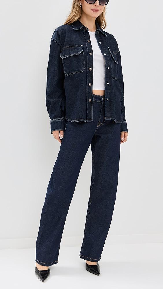 EB Denim Alida Loose Bowed Jeans | Shopbop Product Image