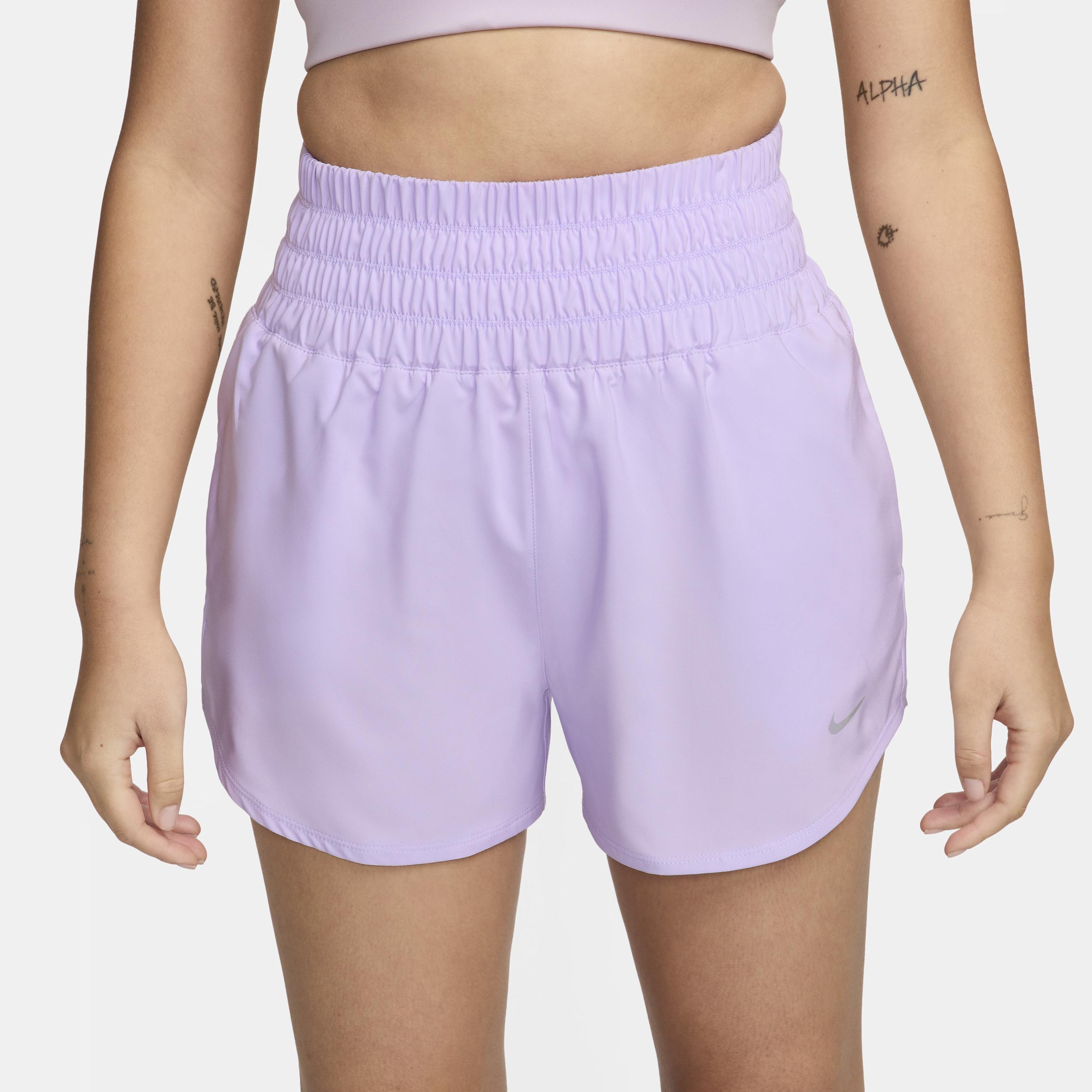 Nike Women's One Dri-FIT Ultra High-Waisted 3" Brief-Lined Shorts Product Image