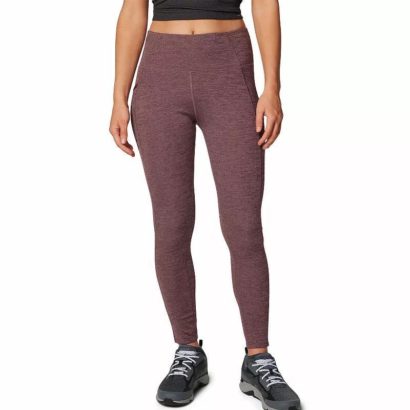 Womens Columbia Move Leggings Moonvista Grey Product Image