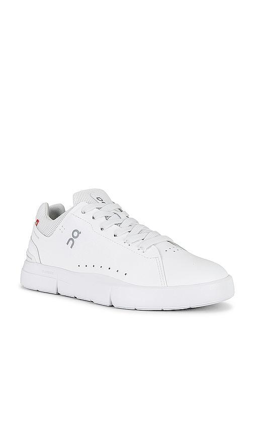 On the Roger Advantage Sneaker in White. Size 6.5, 8, 8.5, 9.5. Product Image