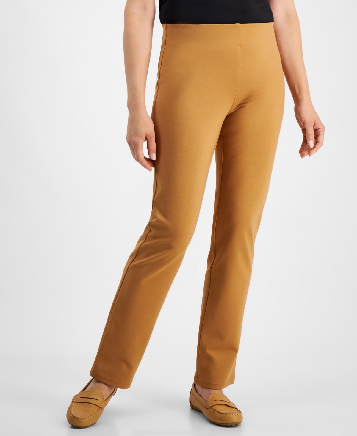 Jm Collection Womens Ponte-Knit Pull-On Ankle Pants, Created for Macys product image