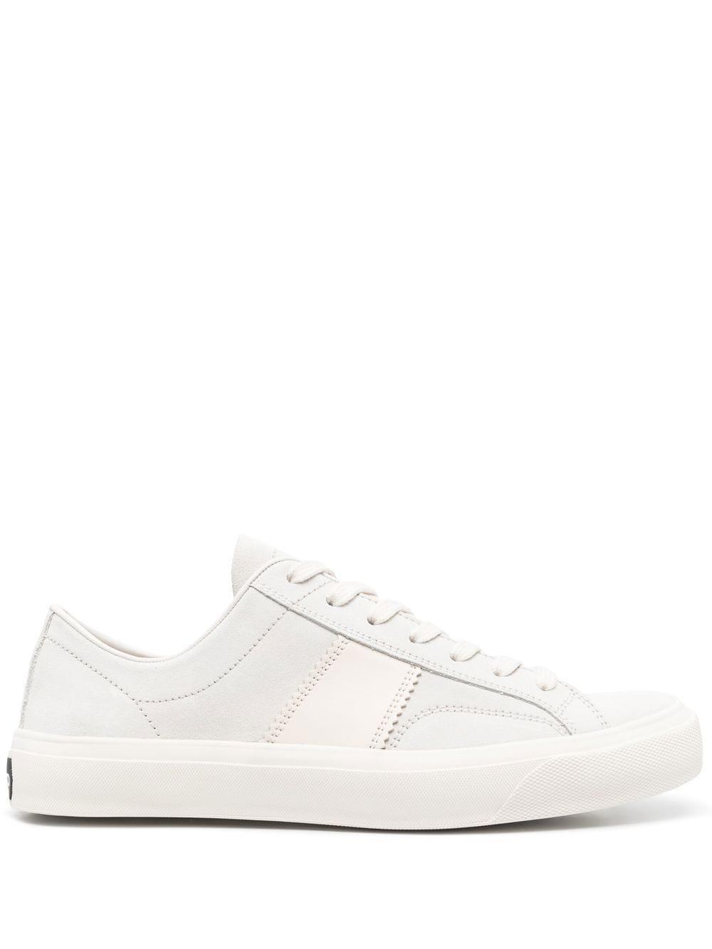 TOM FORD Panelled Low-top Sneakers In Neutrals Product Image