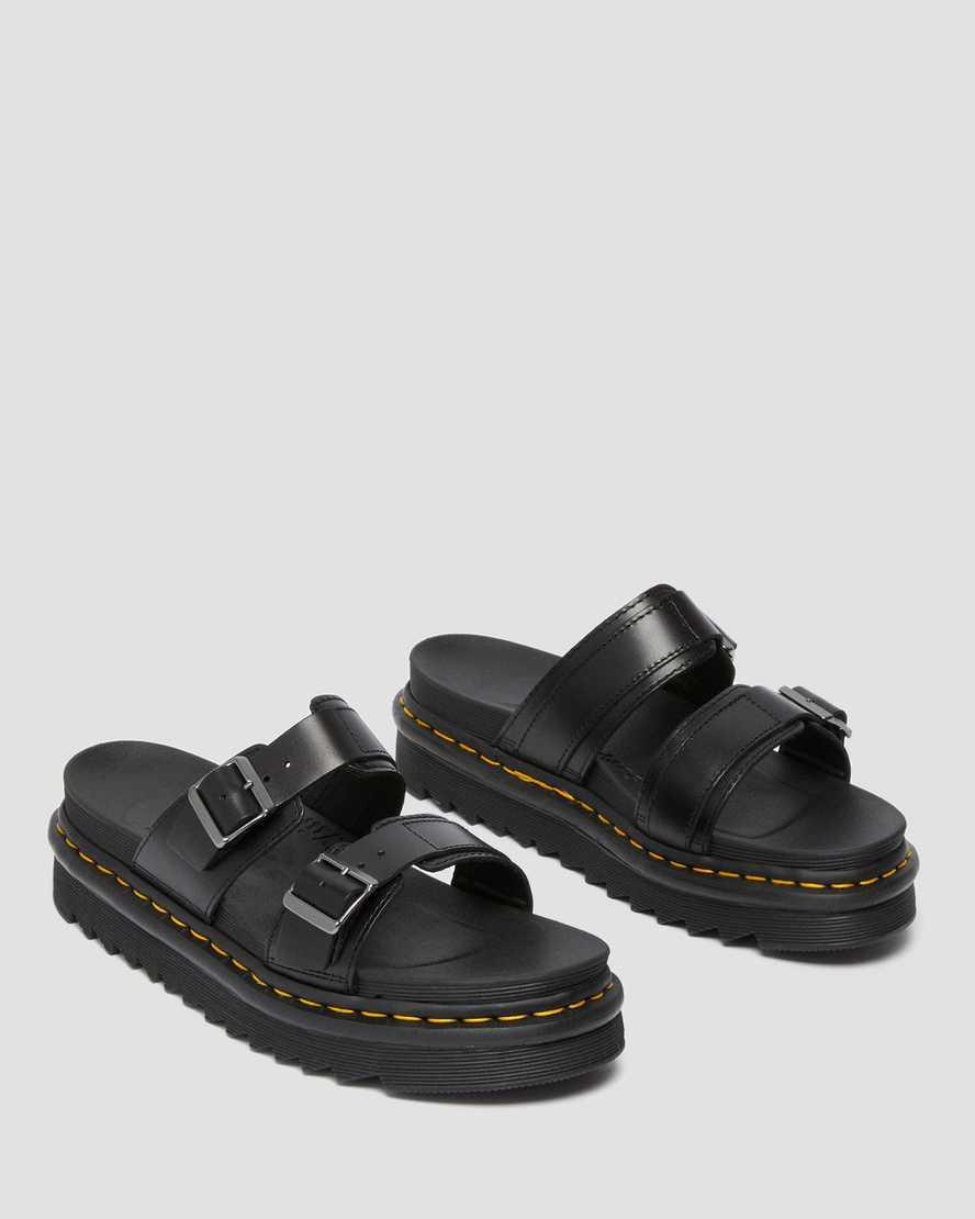 Dr. Martens Myles Slides Black 6 Product Image