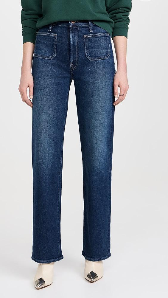 MOTHER Patch Pocket Rambler Zip Sneak Jeans | Shopbop Product Image