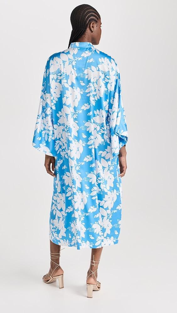 La Vie Style House Satin Leaf Caftan | Shopbop Product Image