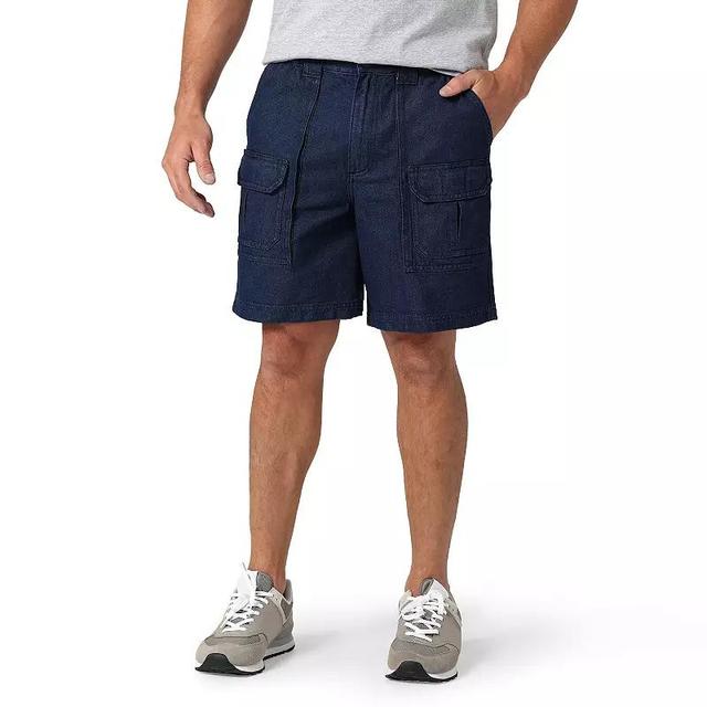 Mens Lee Side Elastic 7.5 Cargo Short Med Grey Product Image