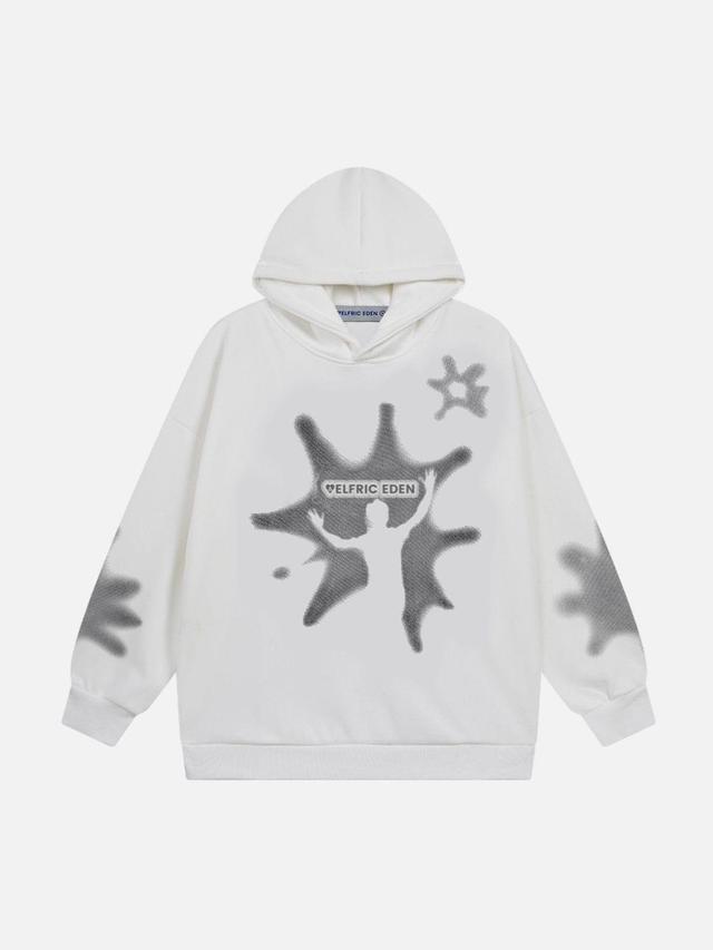 Aelfric Eden Shadow Star Print Hoodie Product Image