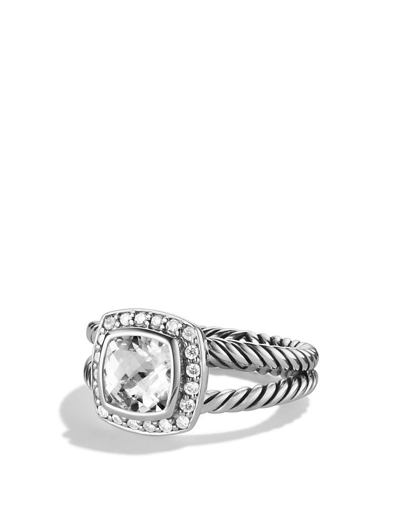 Womens Petite Albion Ring With Pav Diamonds Product Image