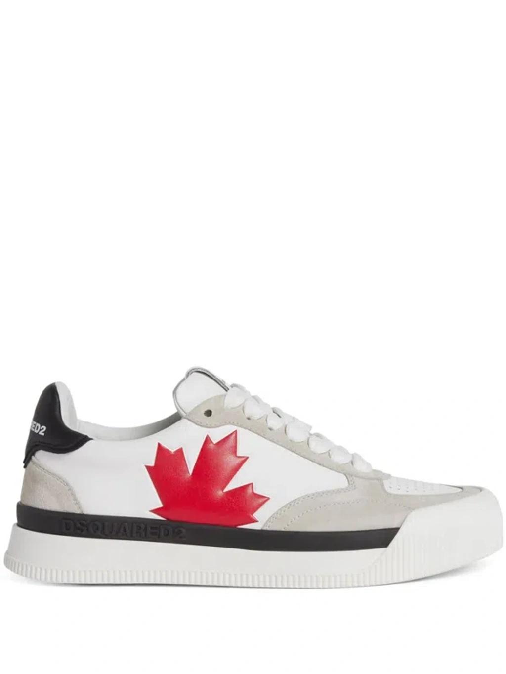 DSQUARED2 Canadian Low-top Sneakers In White Product Image