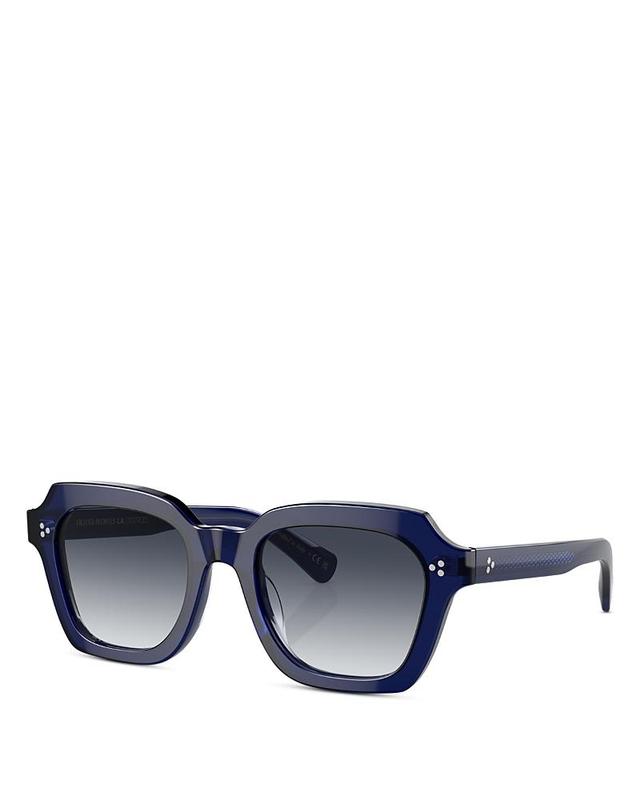 Kienna Mirrored Acetate Square Sunglasses Product Image