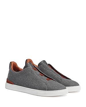 Zegna Mens Triple Stitch Low Top Sneakers Product Image