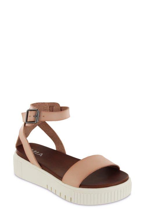 Mia Lunna Wedge Sandal   Women's   Light Pink   Size 7.5   Sandals   Ankle Strap   Platform   Wedge Product Image