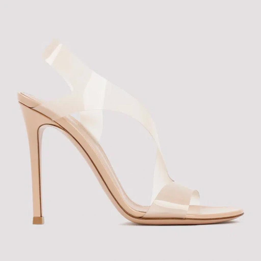 GIANVITO ROSSI Beige Metropolis Heeled Sandals In Neutrals Product Image