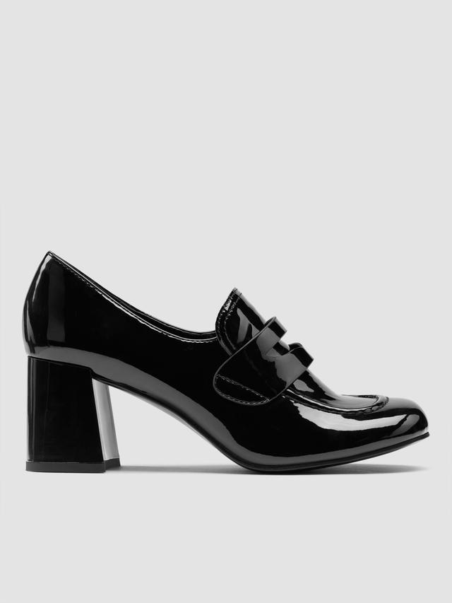 CHUNKY HEELED LOAFERS Product Image