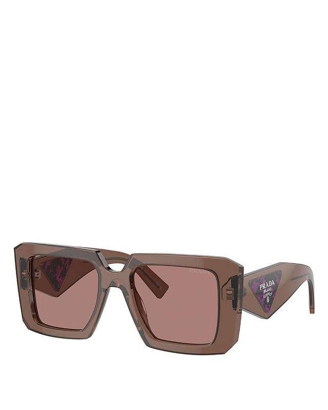 Geometric Rectangle Acetate Sunglasses Product Image