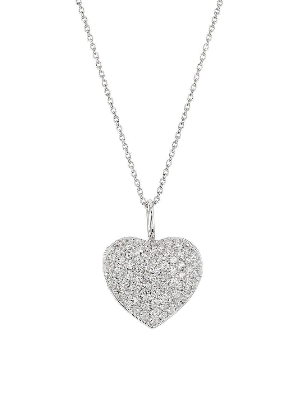 Roberto Coin Diamond Heart Pendant Necklace Product Image