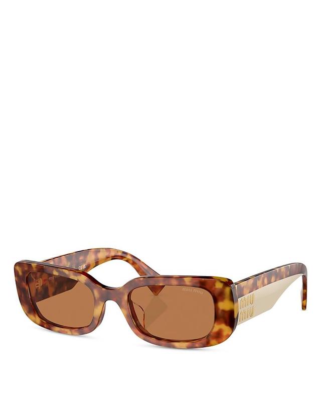 Miu Miu 51mm Rectangular Sunglasses Product Image