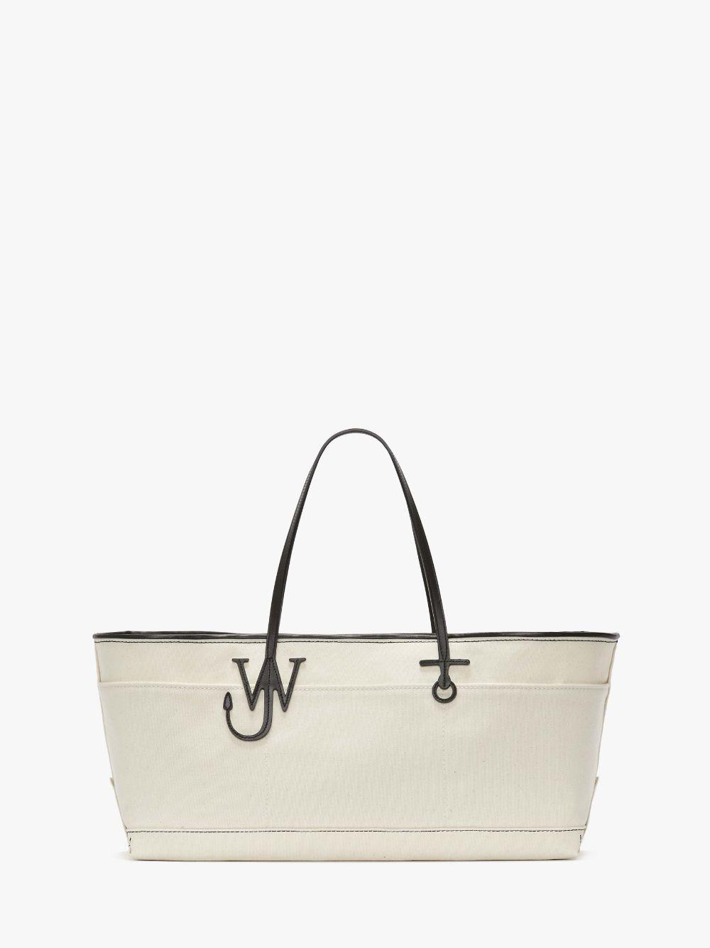 STRETCH ANCHOR TOTE - CANVAS TOTE BAG in white | JW Anderson US  Product Image