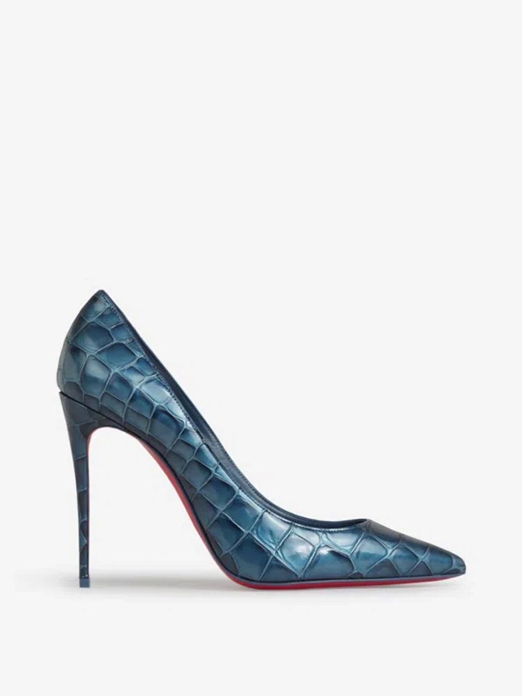 CHRISTIAN LOUBOUTIN High Heel Shoes  Woman Color Blue Product Image