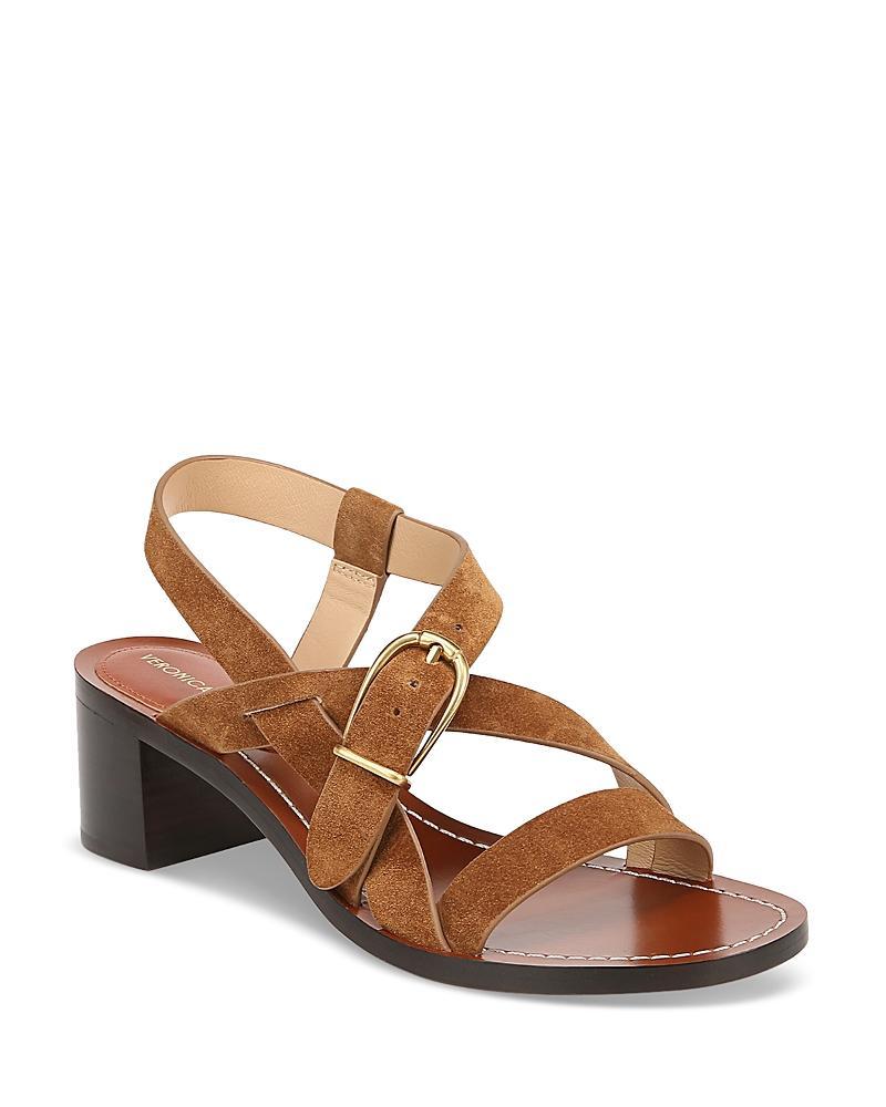 Veronica Beard Womens Etta Strappy Block Heel Sandals Product Image