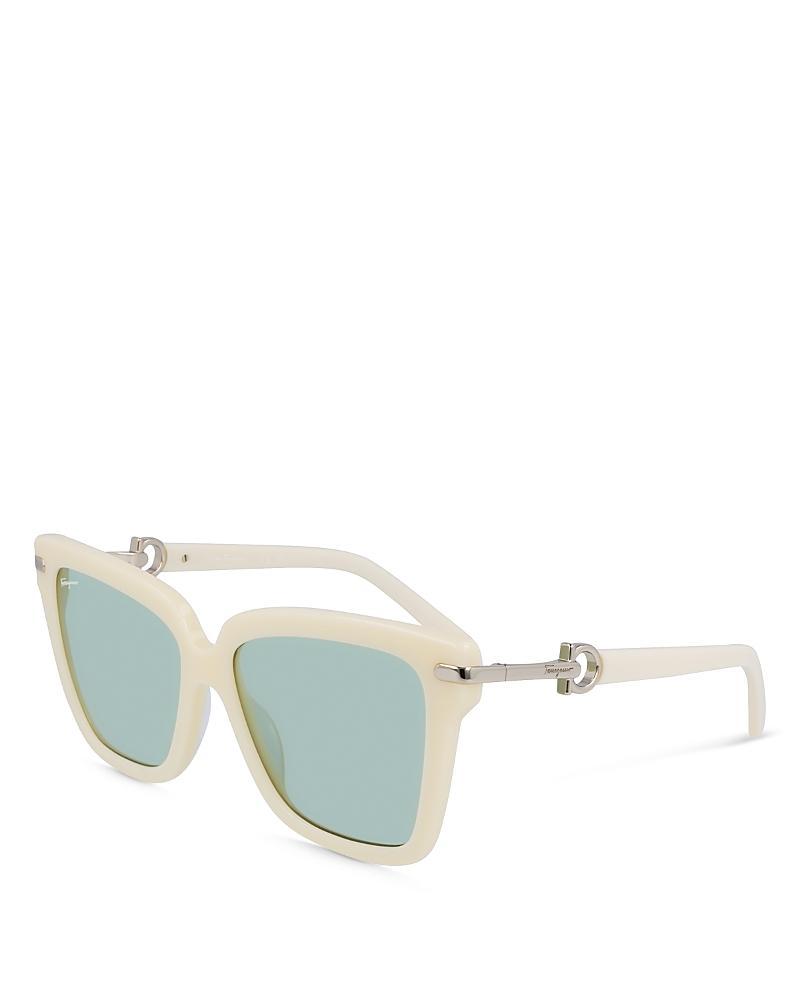 Ferragamo Gancini Square Sunglasses, 57mm Product Image