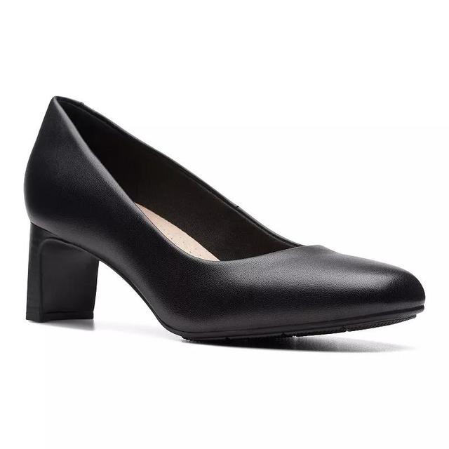 Clarks Kyndall Iris Womens Leather Pumps Product Image