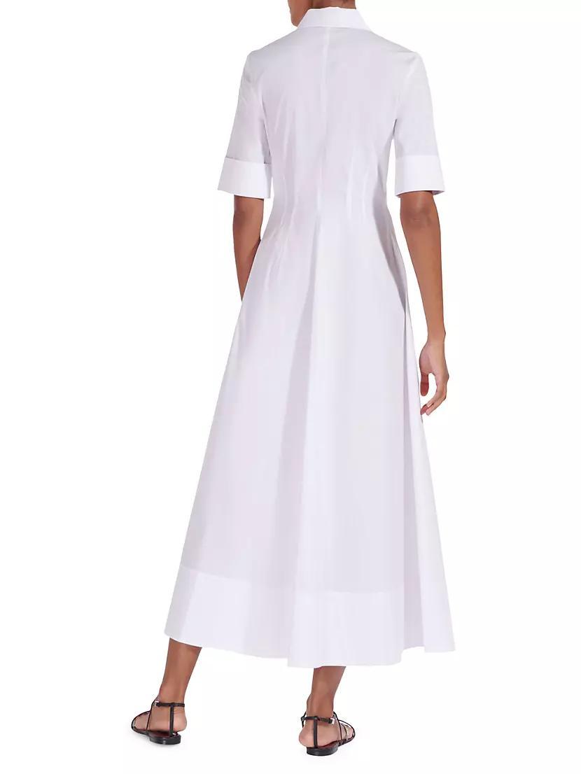 Joan Collared Maxi Shirtdress Product Image