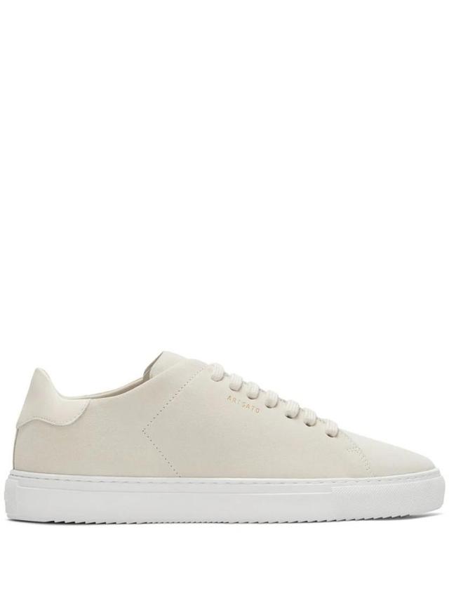 AXEL ARIGATO Logo-print Suede Sneakers In Neutrals Product Image