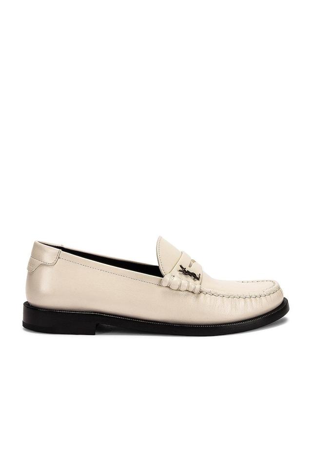 Saint Laurent Le Loafers in Ivory Product Image