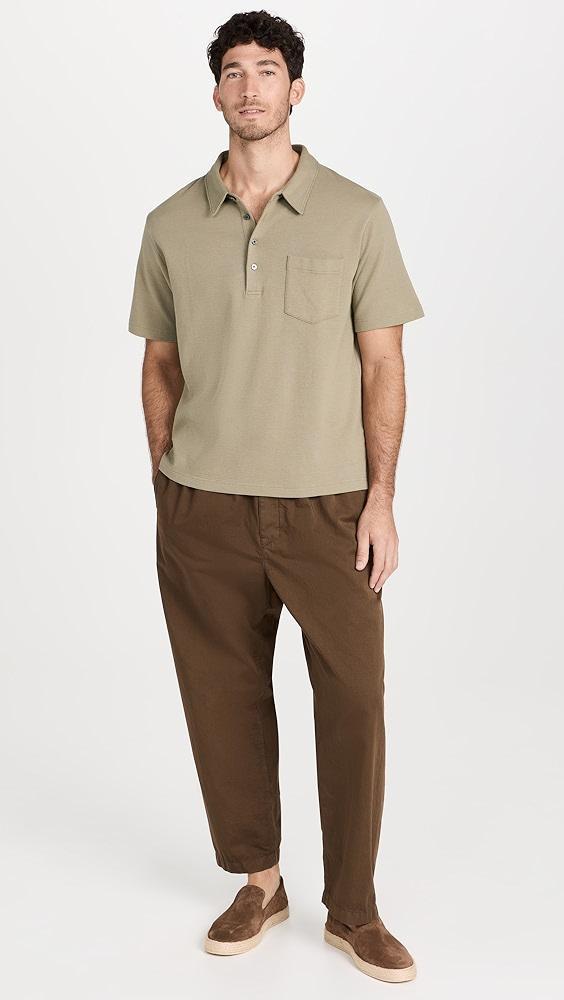 FRAME Duo Fold Polo Shirt | Shopbop Product Image