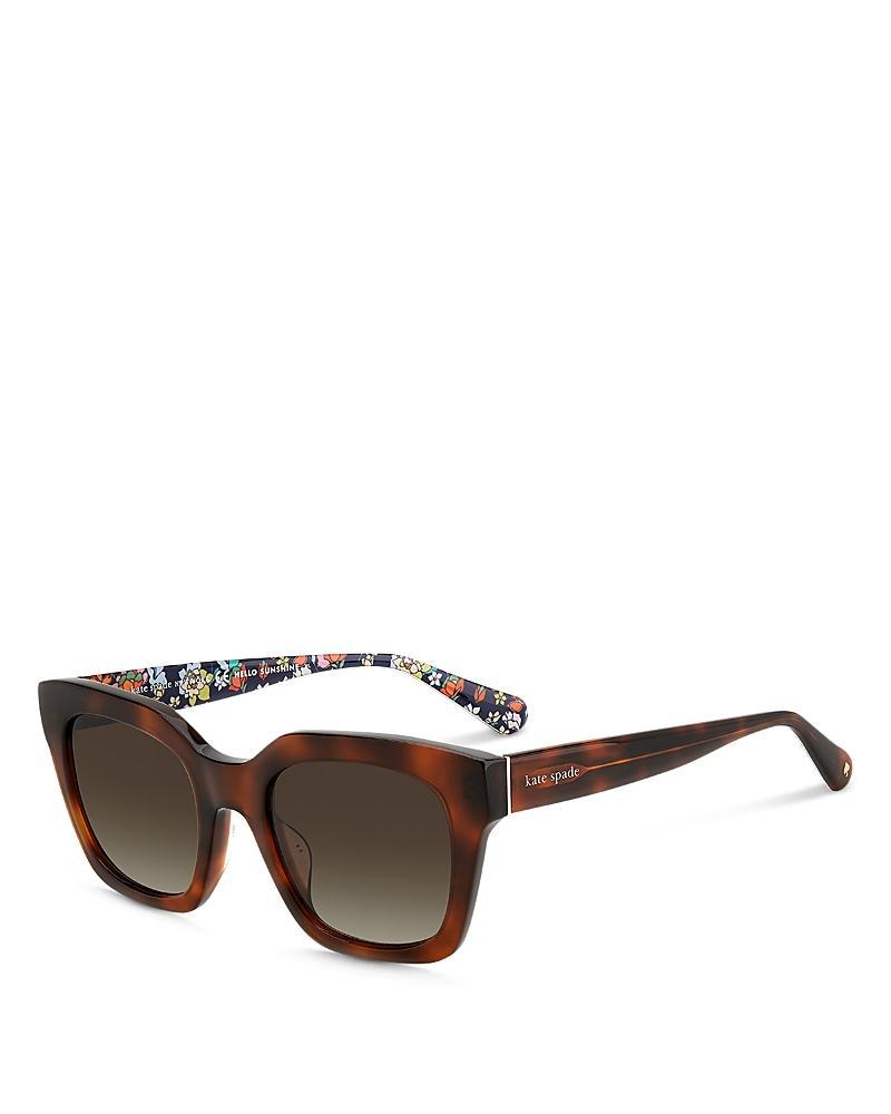 kate spade new york camryns 50mm gradient polarized square sunglasses Product Image