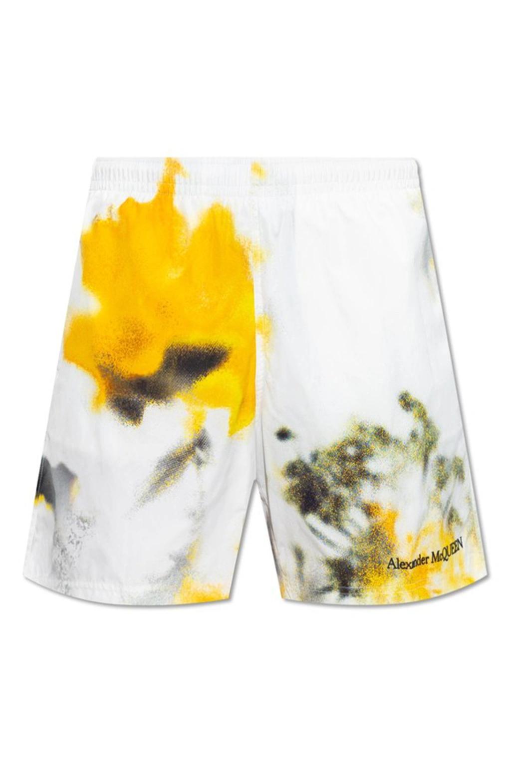 Swim Shorts In Whiteyelow Product Image