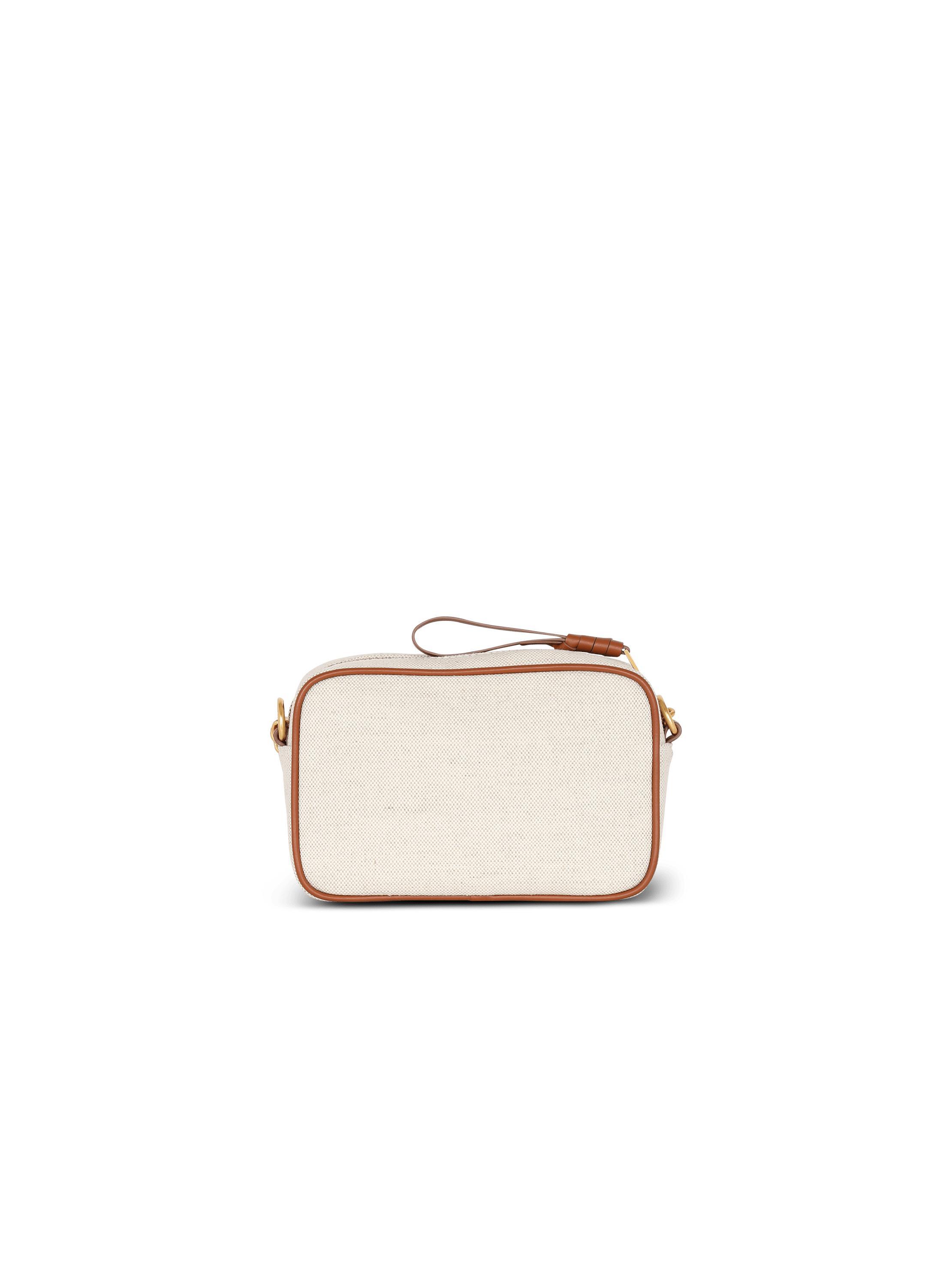 B-Army canvas and leather clutch Product Image