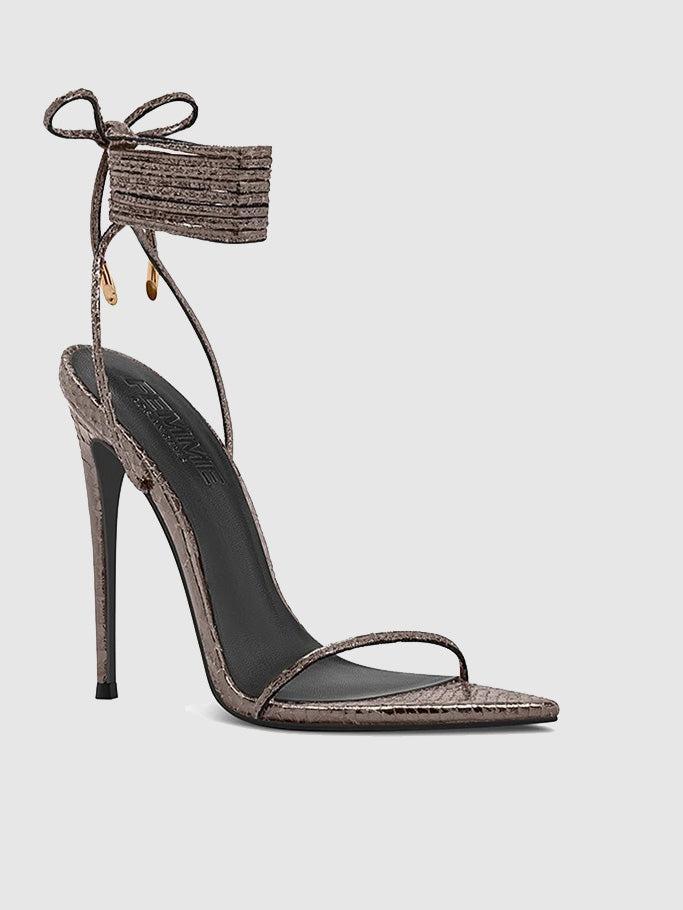 Luce Minimale - Metallic Python en Gris Product Image