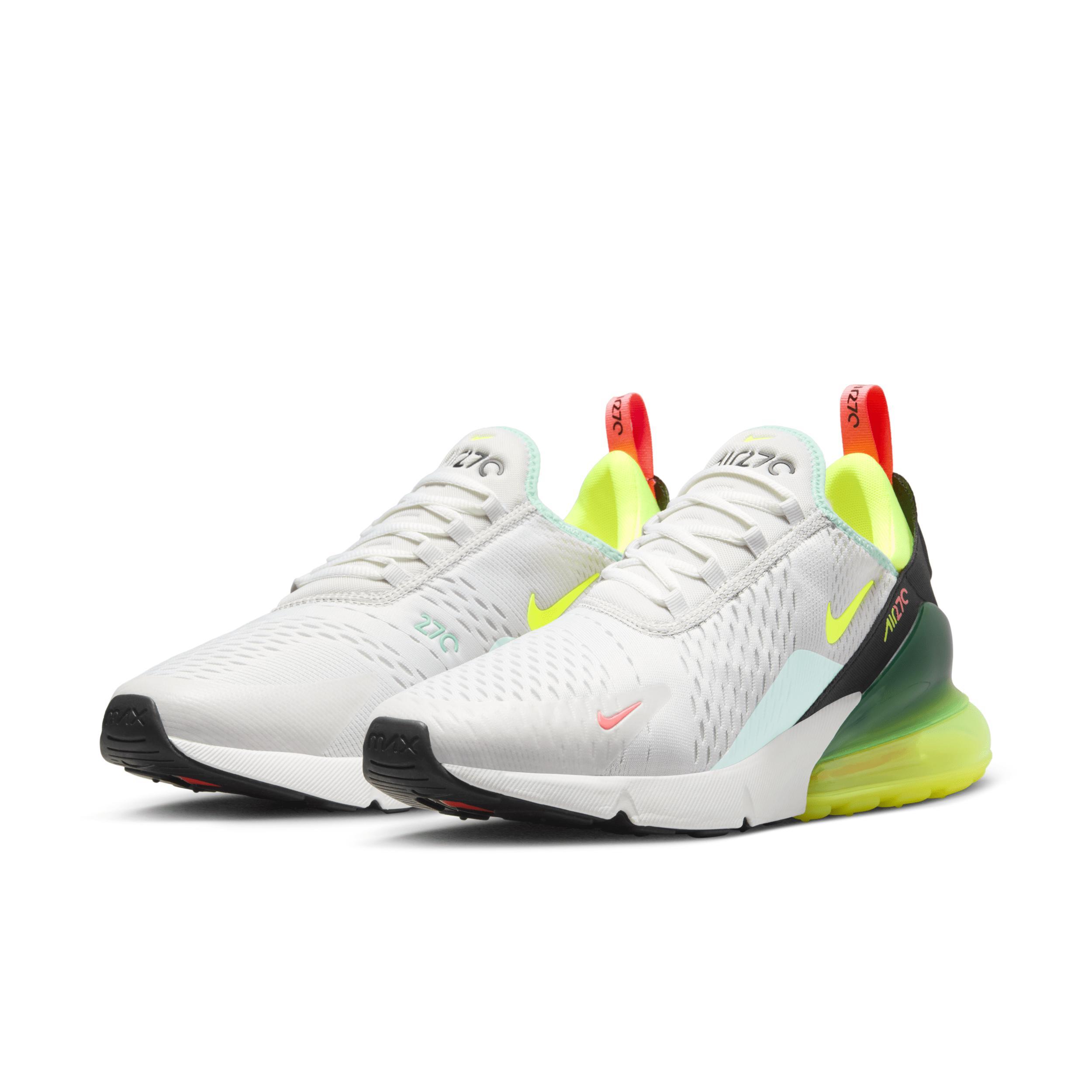 Air Max 270 Sneaker In Vast Grey/volt/hot Lava Product Image