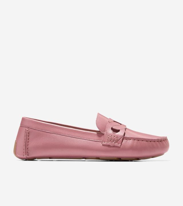 Cole Haan Womens Evelyn Chain Driver Shoes - Pink Size 7 Product Image