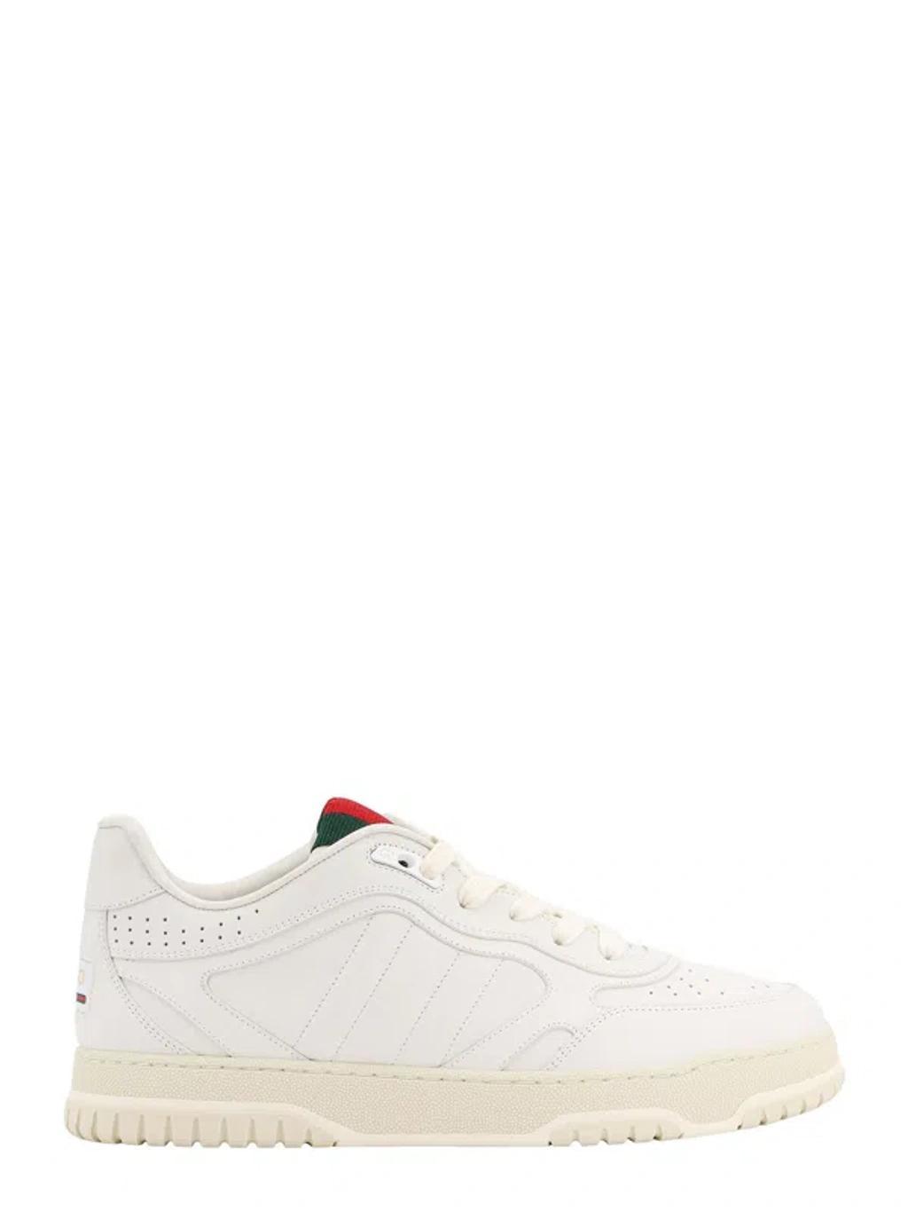 GUCCI Leather Sneakers In White Product Image