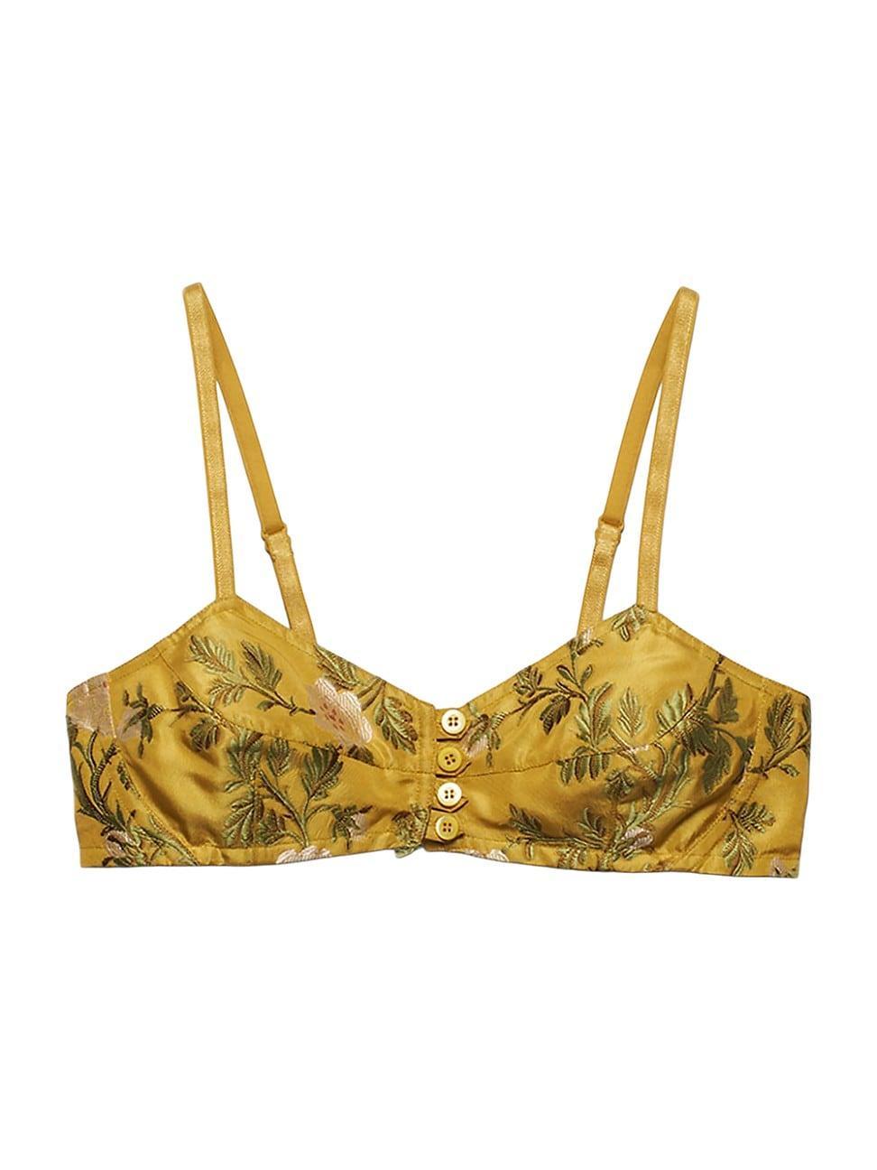 Womens Floral Print Bralette Top Product Image