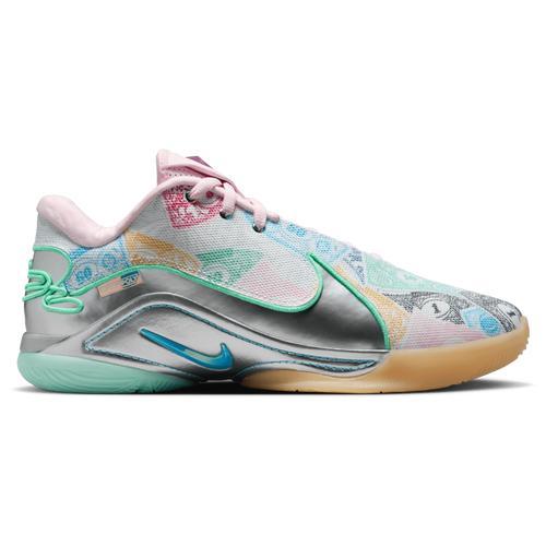 Nike Mens Lebron James LeBron XXII Mr Mogul - Basketball Shoes White/Green/Blue Product Image