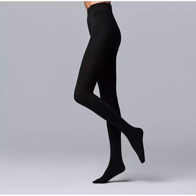 Womens Simply Vera Vera Wang Fleece Lined Tights Product Image