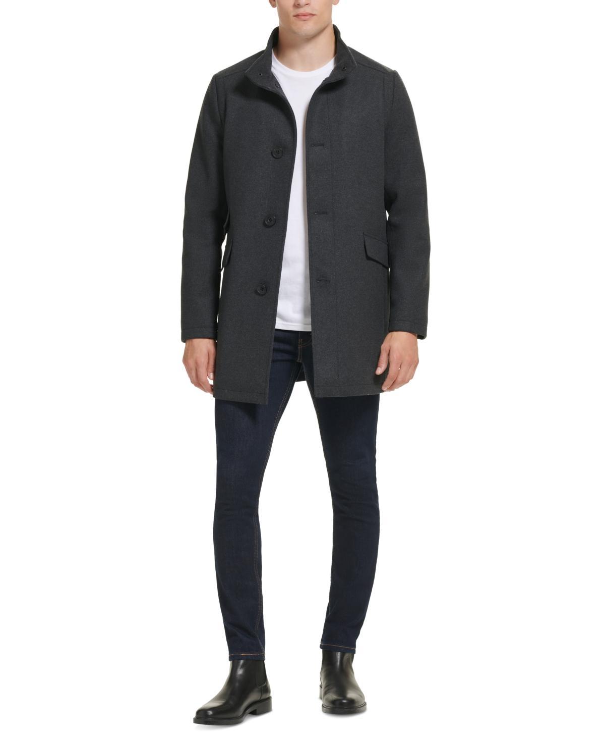 Kenneth Cole Mens Wool Button Car Coat Product Image