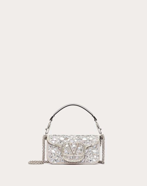 SMALL LOCÒ SHOULDER BAG WITH CRYSTALS Product Image