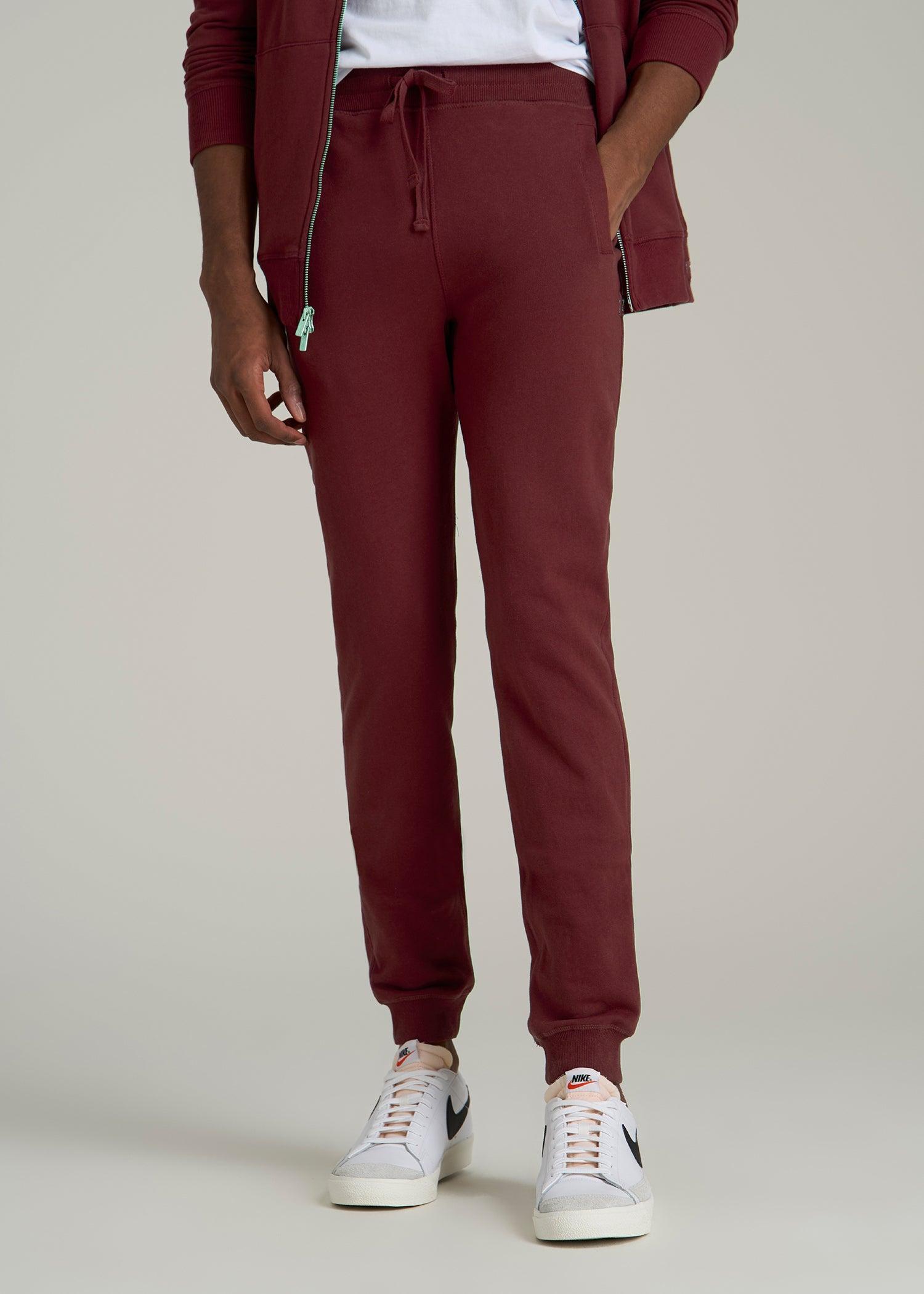 Wearever 2.0 French Terry Joggers for Tall Men in Red Ochre product image